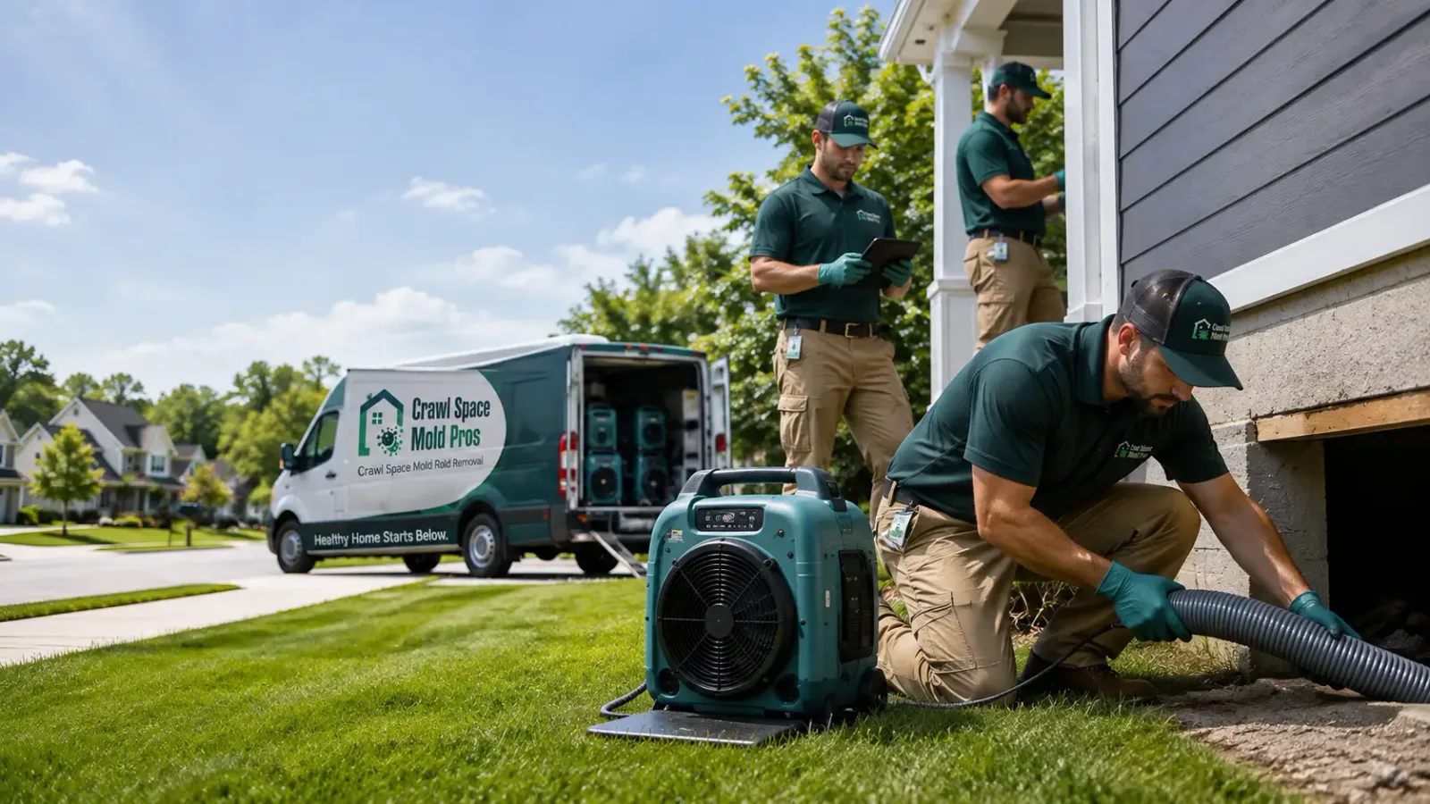 Crawl Space Mold Removal in Independence, WV
